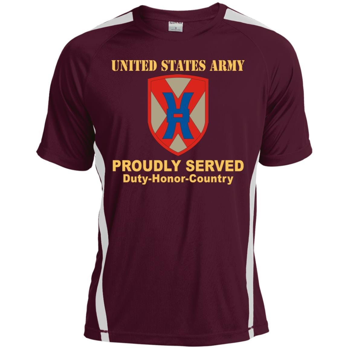 US ARMY 135TH SUSTAINMENT COMMAND- Proudly Served T-Shirt On Front For Men-TShirt-Army-Veterans Nation