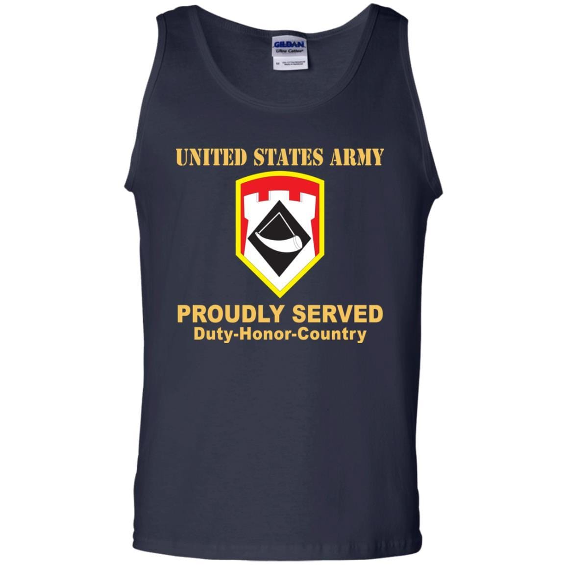 US ARMY 111TH ENGINEER BRIGADE- Proudly Served T-Shirt On Front For Men-TShirt-Army-Veterans Nation