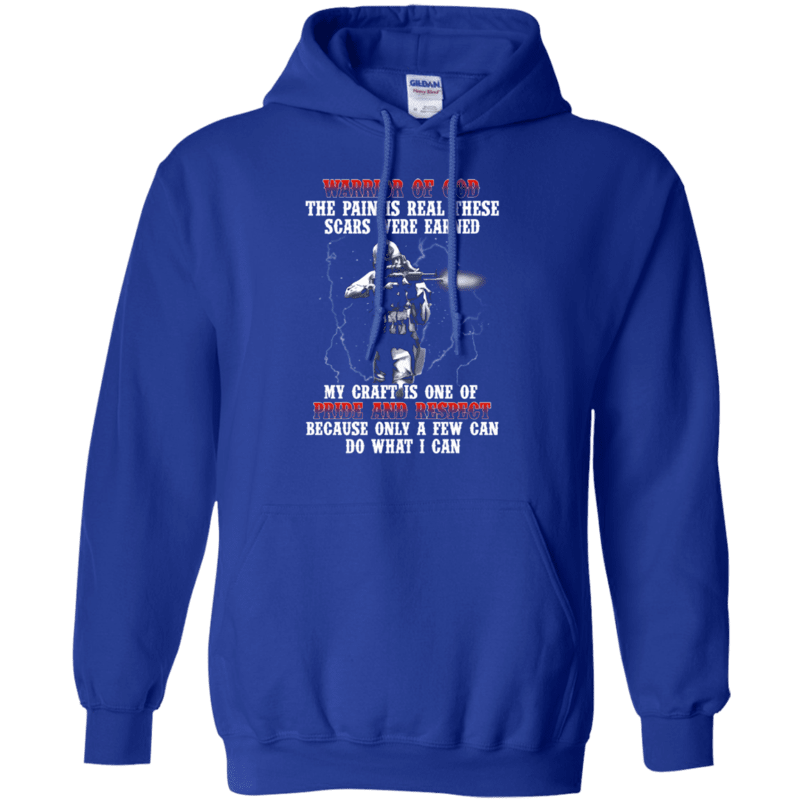 Military T-Shirt "WARRIOR OF GOD"-TShirt-General-Veterans Nation