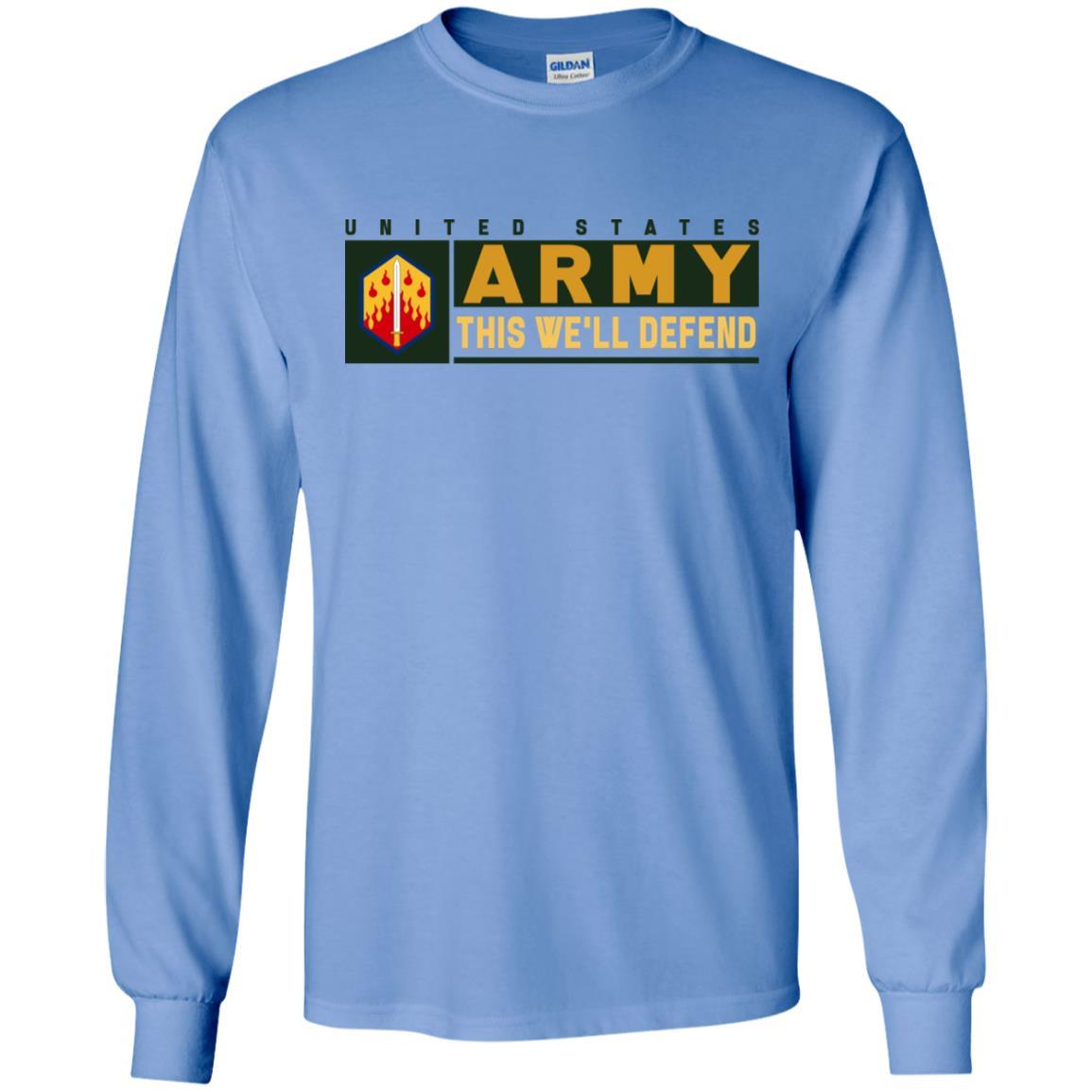 US Army 48TH CHEMICAL BRIGADE- This We'll Defend T-Shirt On Front For Men-TShirt-Army-Veterans Nation