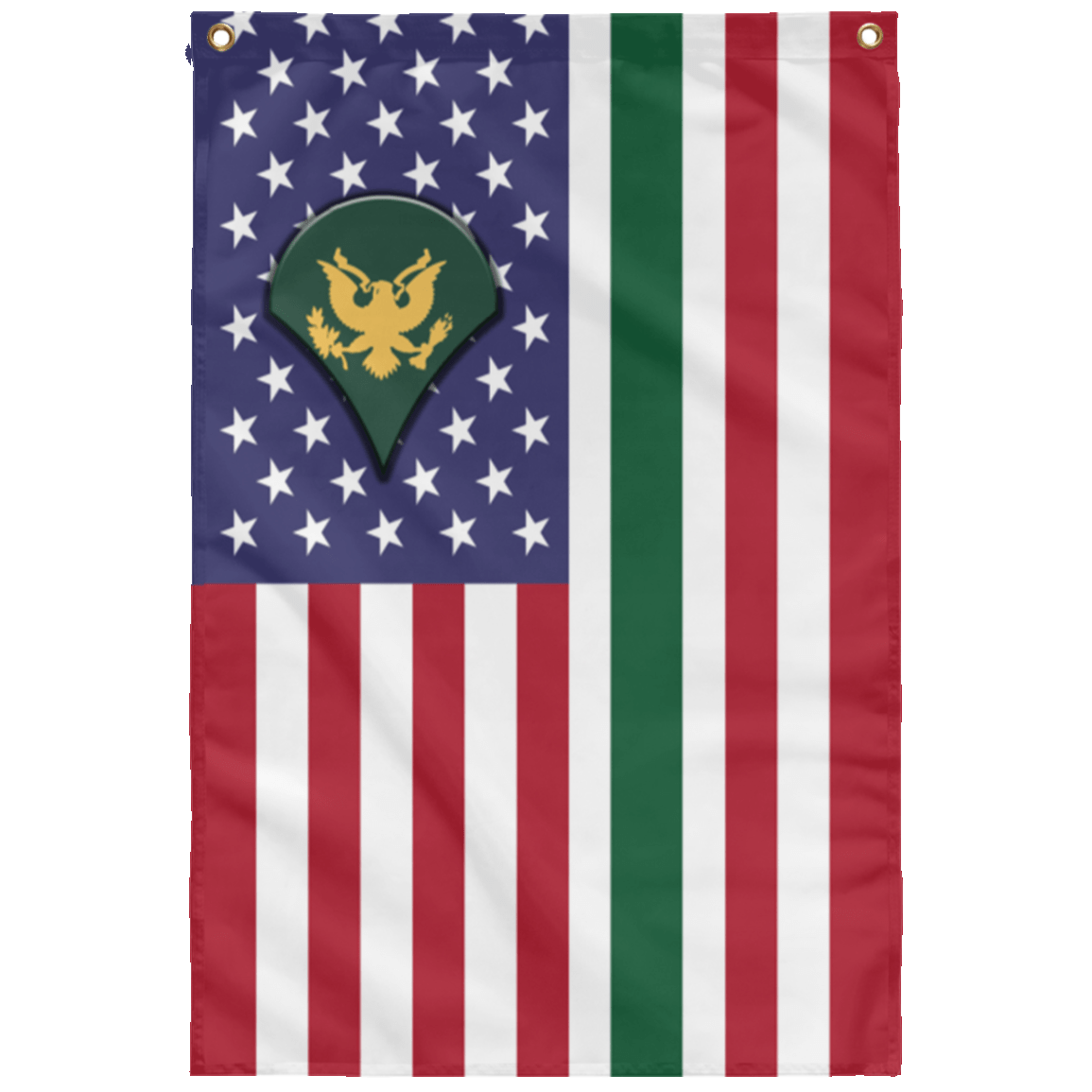 US Army E-4 SPC E4 SP4 Specialist 4 Specialist 3rd Class Wall Flag 3x5 ft Single Sided Print-WallFlag-Army-Ranks-Veterans Nation