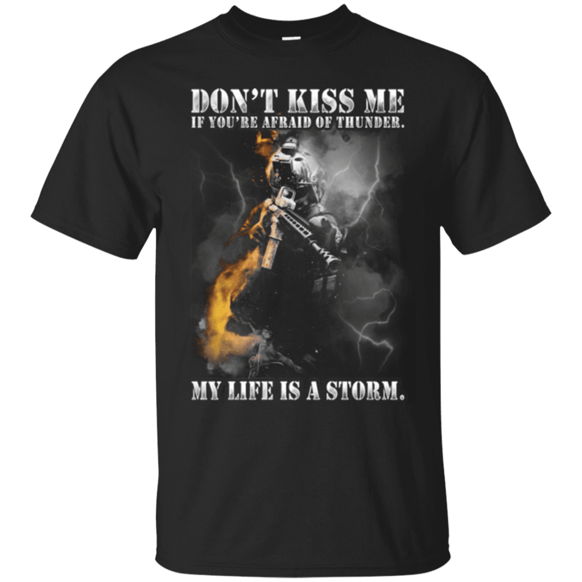 Military T-Shirt "My Life Is Storm Veteran"-TShirt-General-Veterans Nation