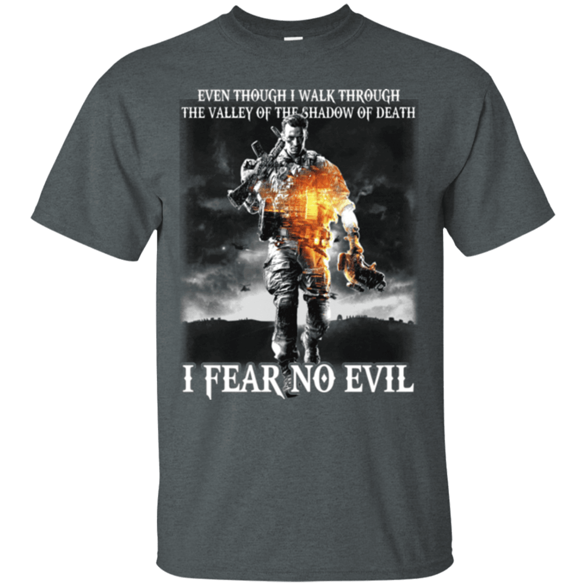 Military T-Shirt "I FEAR NO EVIL"-TShirt-General-Veterans Nation