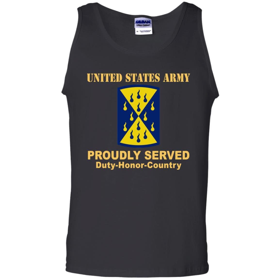 US ARMY 464TH CHEMICAL BRIGADE- Proudly Served T-Shirt On Front For Men-TShirt-Army-Veterans Nation