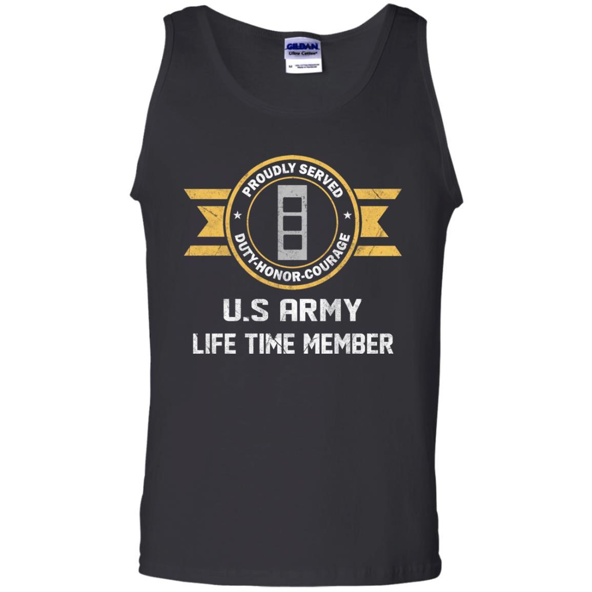 Life Time Member - US Army W-3 Chief Warrant Officer 3 W3 CW3 Warrant Officer Ranks Men T Shirt On Front-TShirt-Army-Veterans Nation