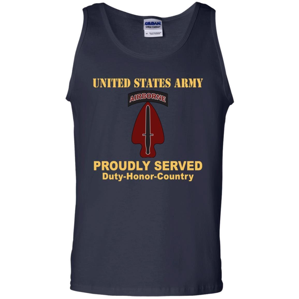 U.S. ARMY SPECIAL OPERATIONS COMMAND- Proudly Served T-Shirt On Front For Men-TShirt-Army-Veterans Nation