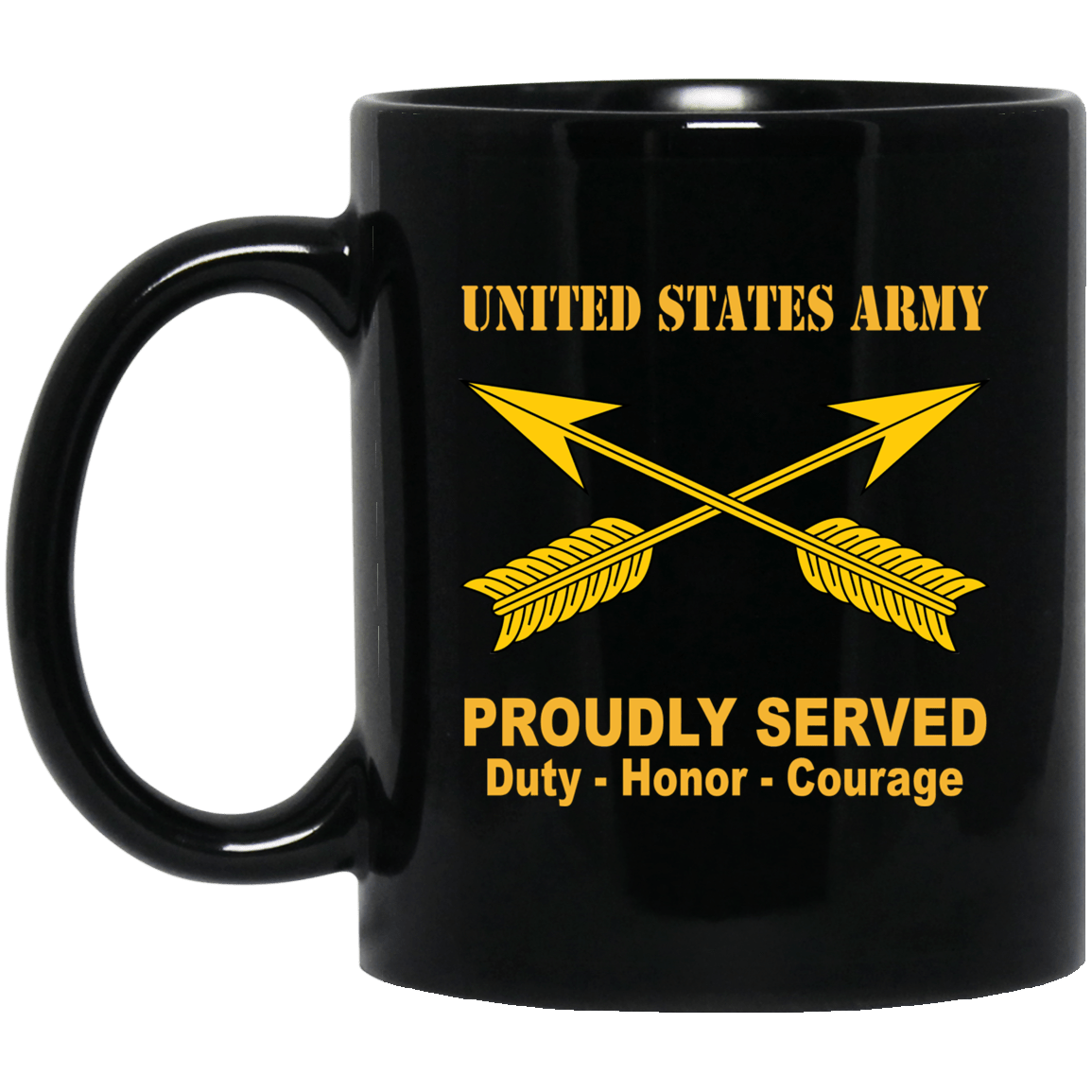 U.S. Army Special Forces Black Mug 11 oz - 15 oz-Mug-Army-Branch-Veterans Nation