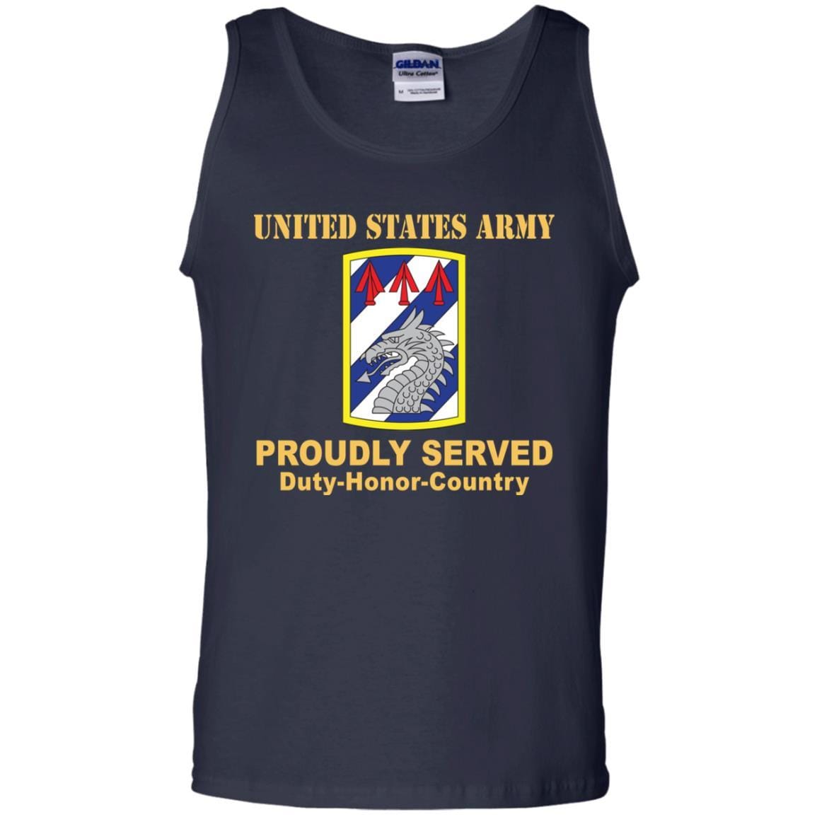US ARMY 3RD SUSTAINMENT BRIGADE- Proudly Served T-Shirt On Front For Men-TShirt-Army-Veterans Nation
