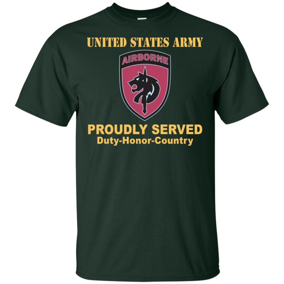 US ARMY SPECIAL OPERATIONS COMMAND AFRICA- Proudly Served T-Shirt On Front For Men-TShirt-Army-Veterans Nation