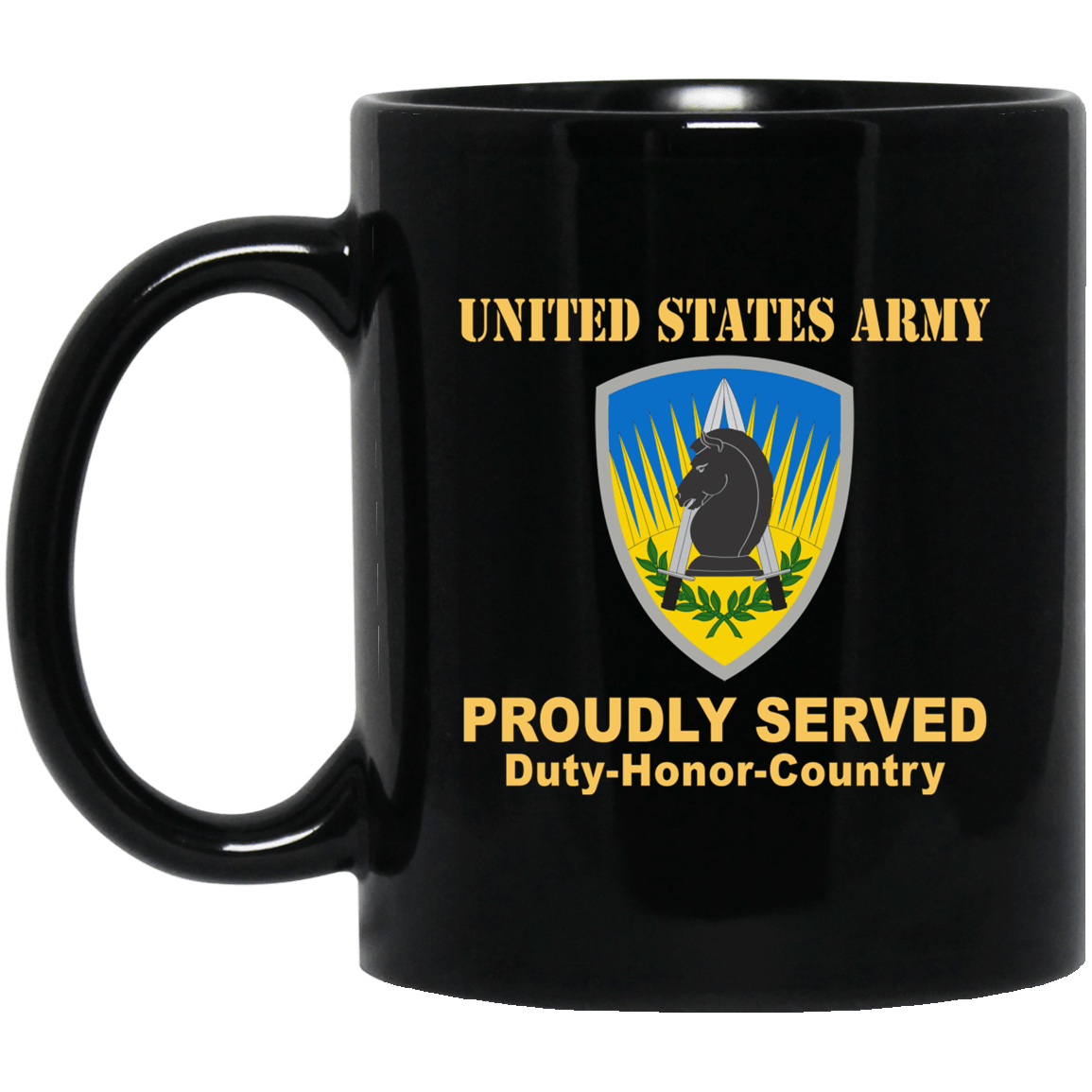 US ARMY 650 MILITARY INTELLIGENCE GROUP- 11 oz - 15 oz Black Mug-Mug-Army-CSIB-Veterans Nation