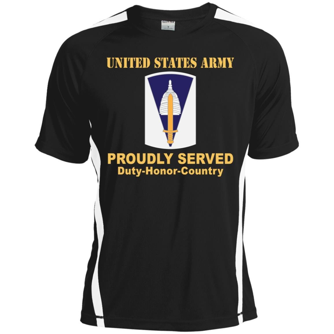 US ARMY 354TH CIVIL AFFAIRS BRIGADE- Proudly Served T-Shirt On Front For Men-TShirt-Army-Veterans Nation