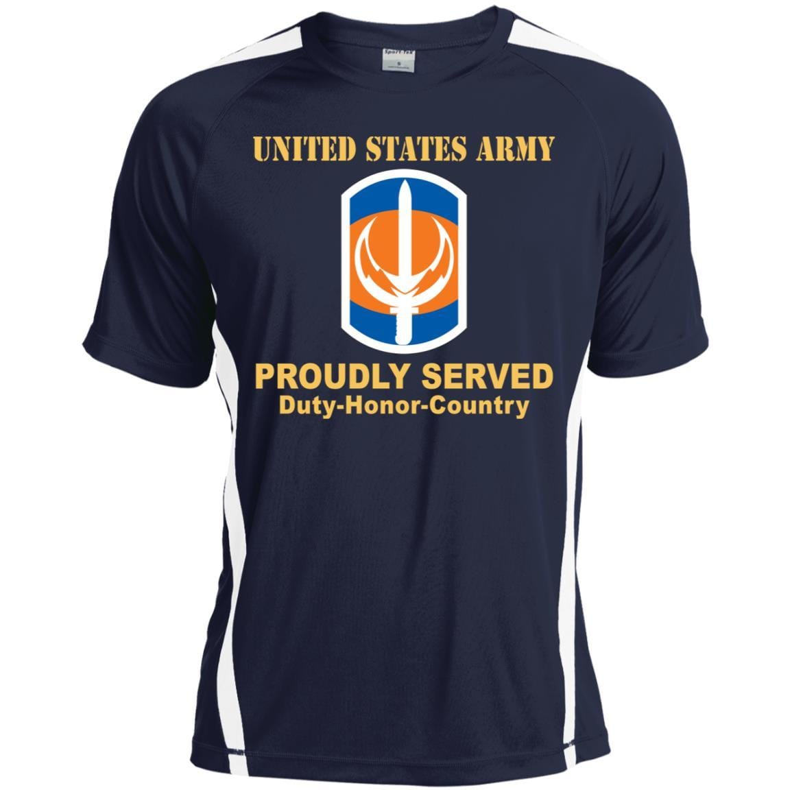 US ARMY 228 SIGNAL BRIGADE- Proudly Served T-Shirt On Front For Men-TShirt-Army-Veterans Nation