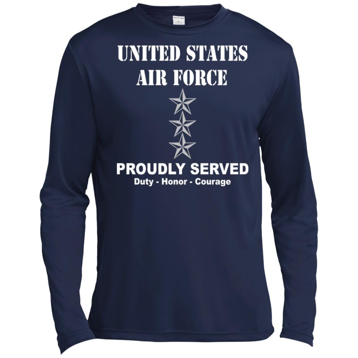 US Air Force O-9 Lieutenant General Lt Ge O9 General Officer Ranks T shirt Sport-Tek Tall Pullover Hoodie - T-Shirt-TShirt-USAF-Veterans Nation