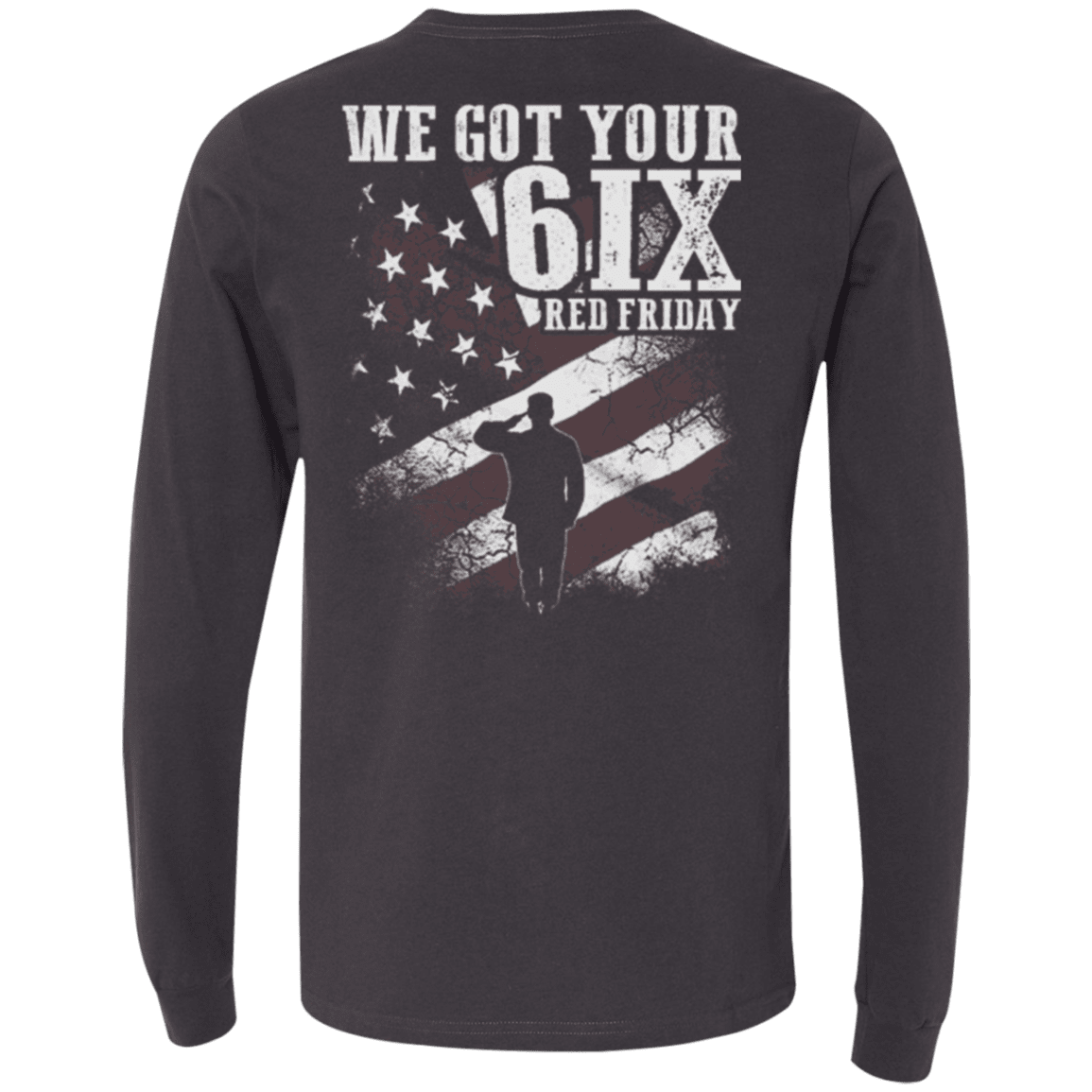 Military T-Shirt "Veteran - We Got Your Six Red Friday"-TShirt-General-Veterans Nation