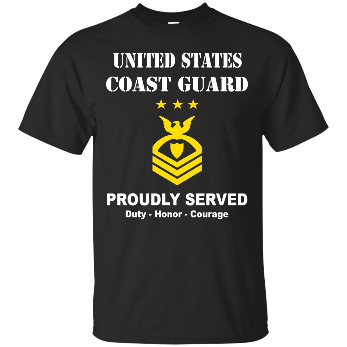 US Coast Guard E-9 Master Chief Petty Officer Of The Coast Guard E9 MCPOC Chief Petty Officer (Special) Men Front USCG T Shirt-TShirt-USCG-Veterans Nation