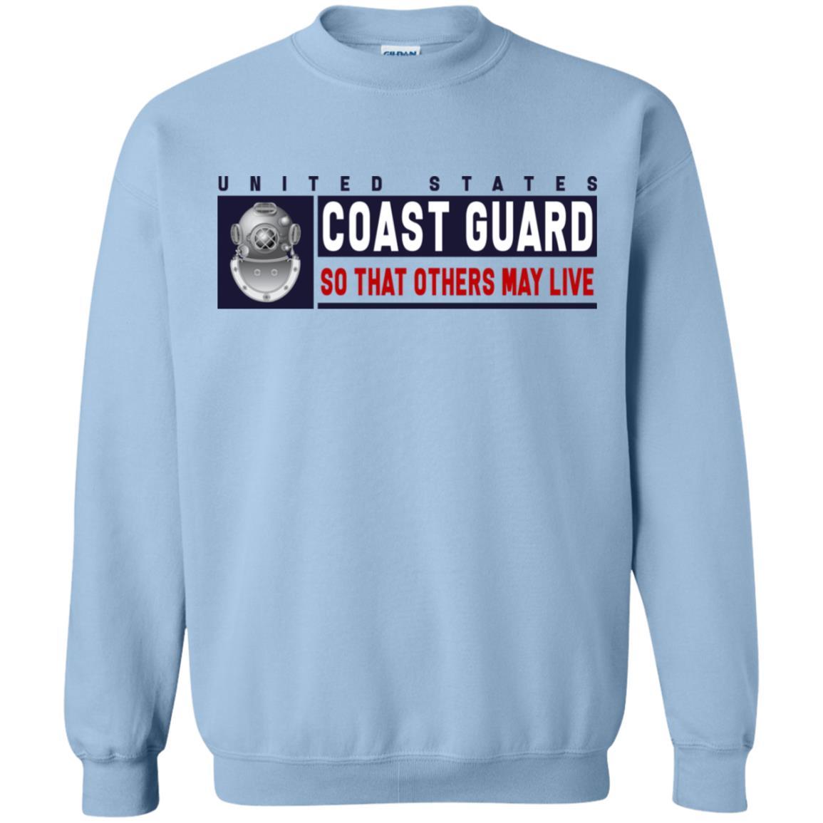 US Coast Guard Diver ND Logo- So that others may live Long Sleeve - Pullover Hoodie-TShirt-USCG-Veterans Nation