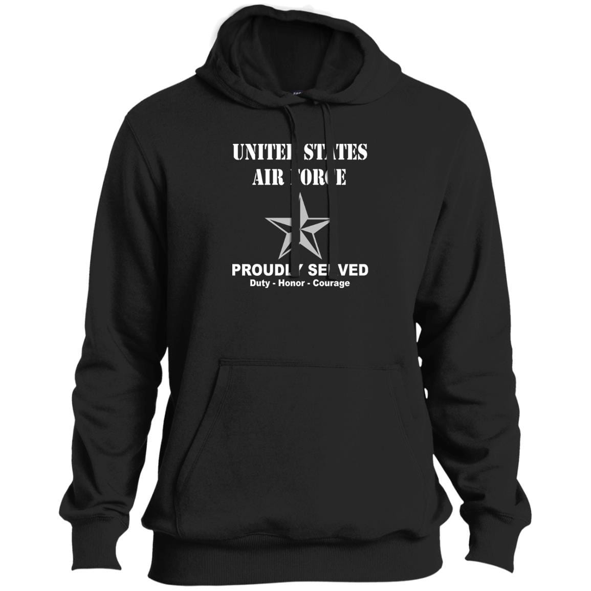 US Air Force O-7 Brigadier General Brig O7 General Officer Ranks T shirt Sport-Tek Tall Pullover Hoodie - T-Shirt-TShirt-USAF-Veterans Nation