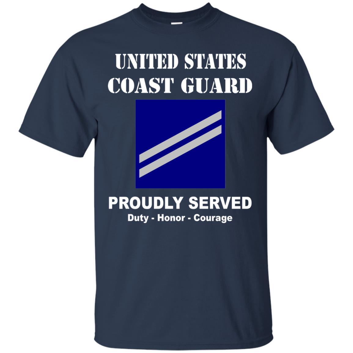 US Coast Guard E-2 Seaman Apprentice E2 SA Seaman Men Front USCG T Shirt-TShirt-USCG-Veterans Nation