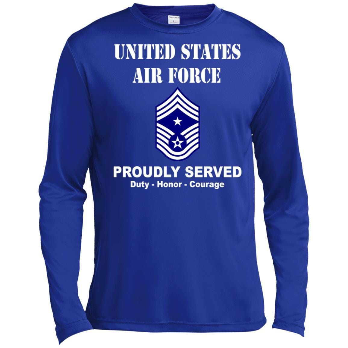 US Air Force E-9 Command Chief Master Sergeant CCM E9 Noncommissioned Officer Ranks T shirt Sport-Tek Tall Pullover Hoodie - T-Shirt-TShirt-USAF-Veterans Nation