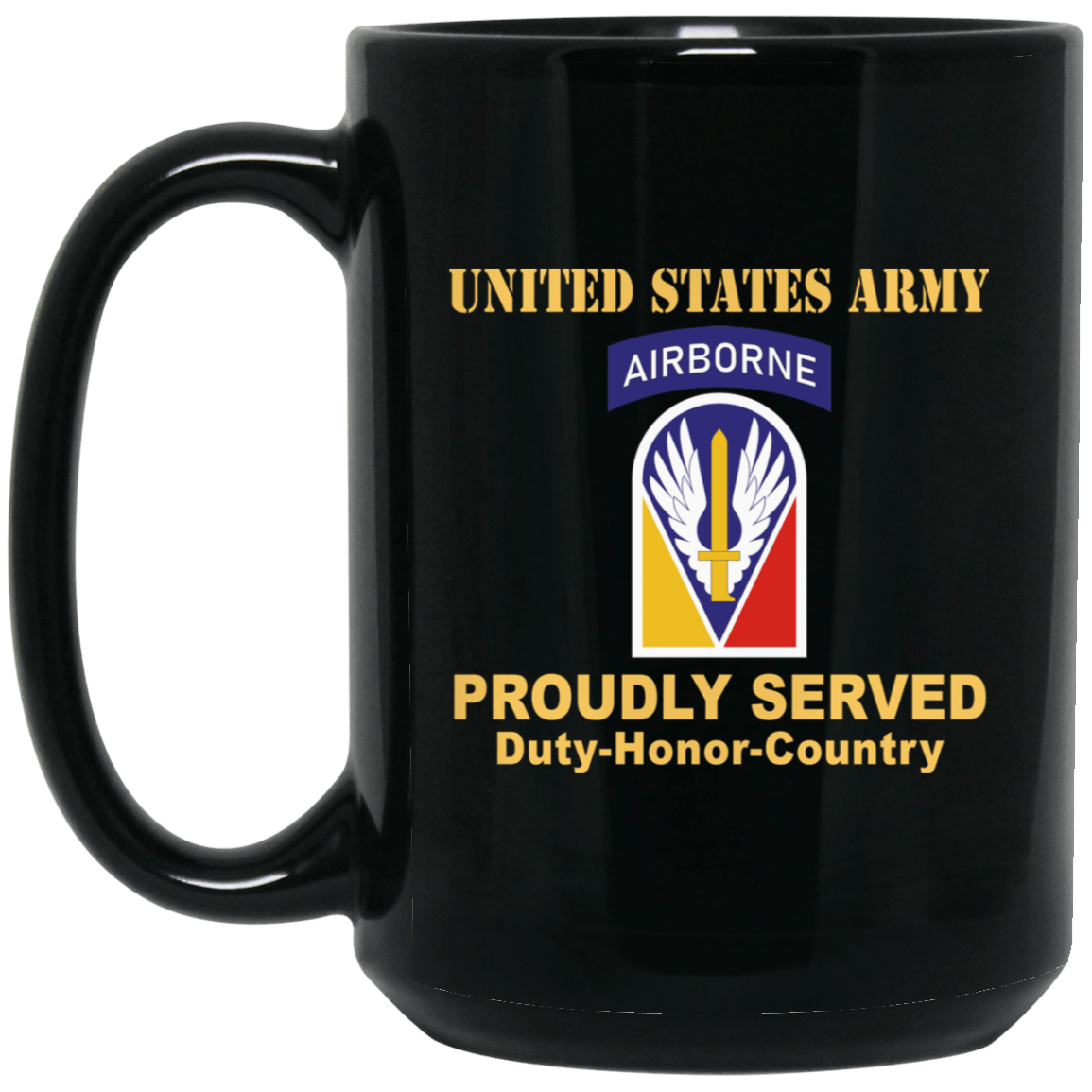 US ARMY CSIB JOINT READINESS TRAINING CENTER- 11 oz - 15 oz Black Mug-Mug-Army-CSIB-Veterans Nation