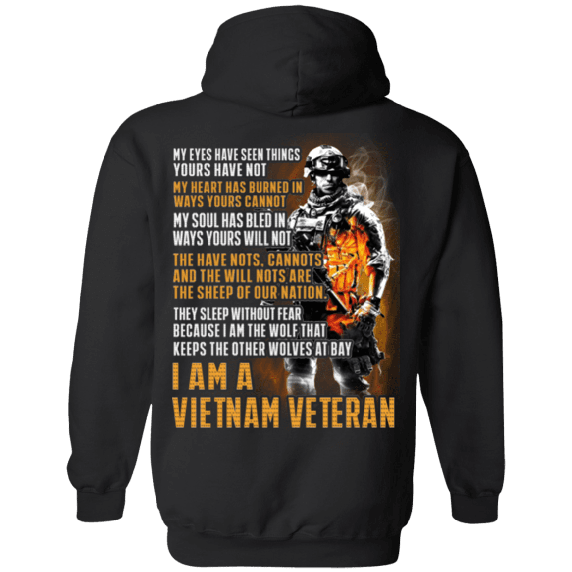 Military T-Shirt "I Am Vietnam Veteran"-TShirt-General-Veterans Nation