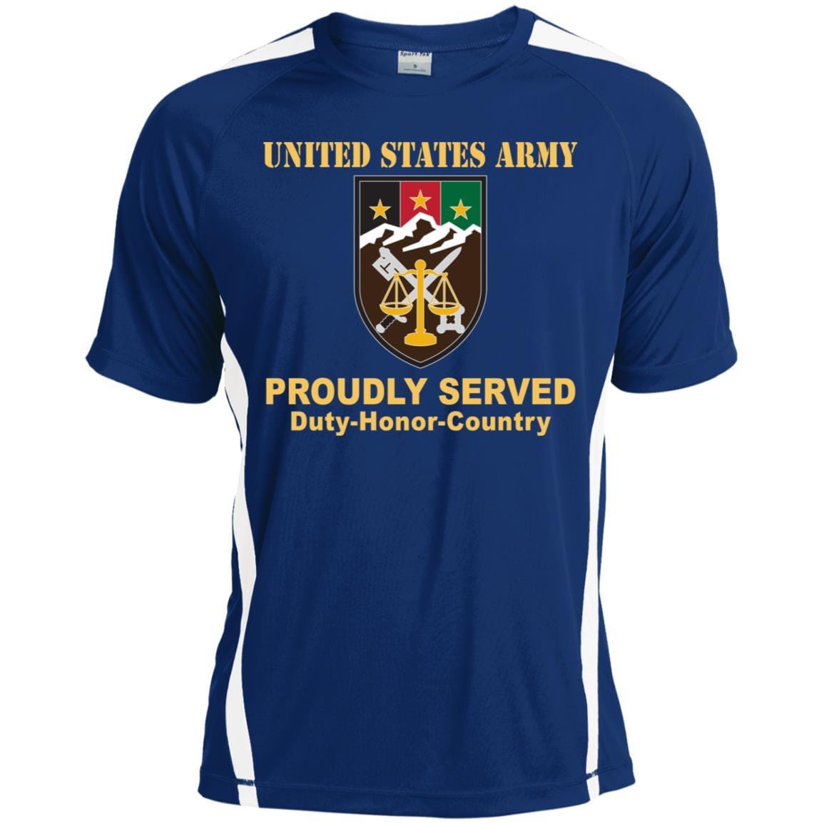 US ARMY CSIB UNITED STATES ARMY ELEMENT COMBINED JOINT INTERAGENCY TASK FORCE 435- Proudly Served T-Shirt On Front For Men-TShirt-Army-Veterans Nation