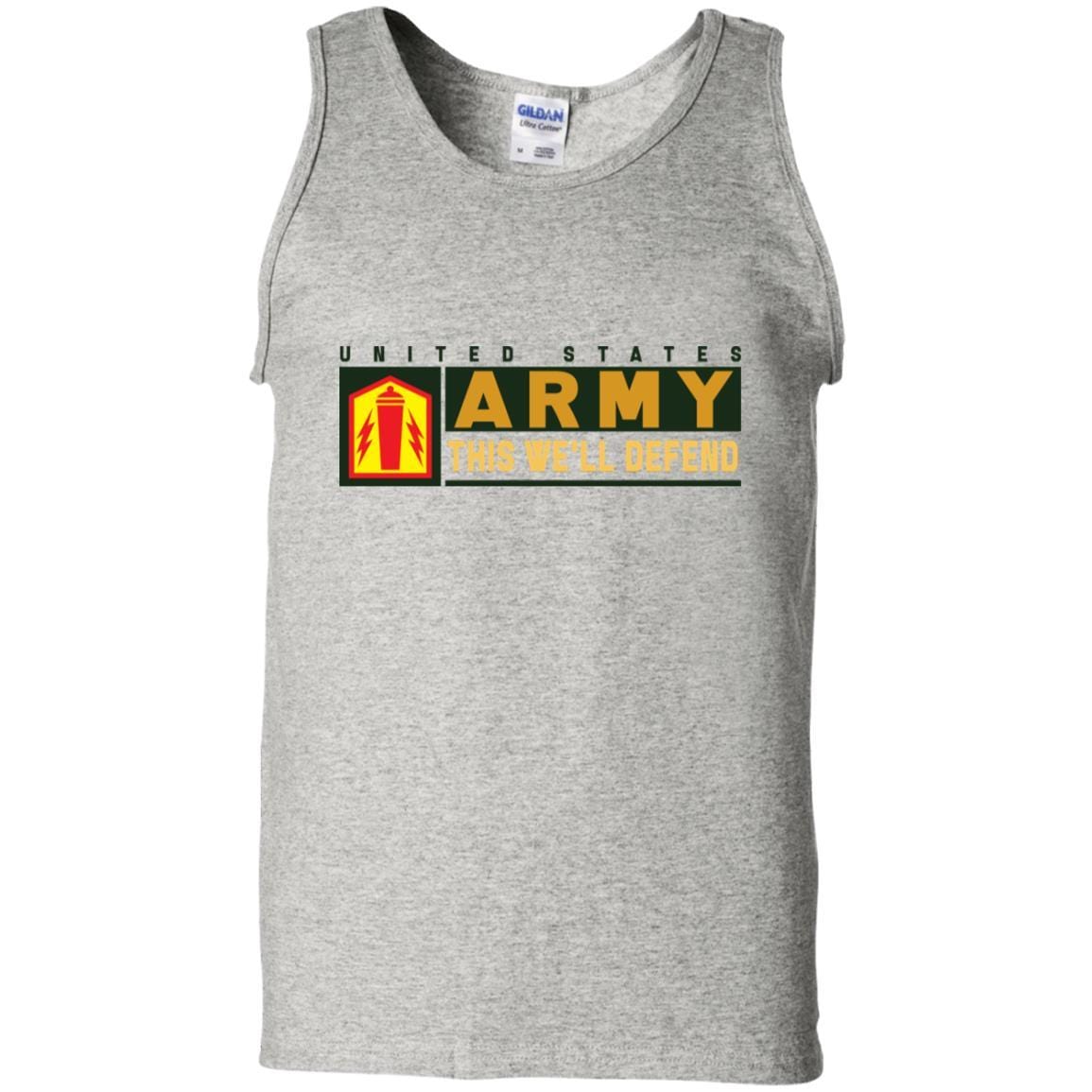 US Army 41 FIRES BRIGADE- This We'll Defend T-Shirt On Front For Men-TShirt-Army-Veterans Nation