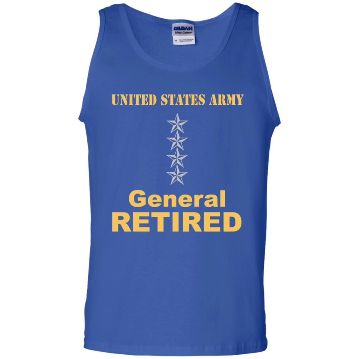 US Army O-10 General O10 GEN General Officer Retired Men T Shirt On Front-TShirt-Army-Veterans Nation