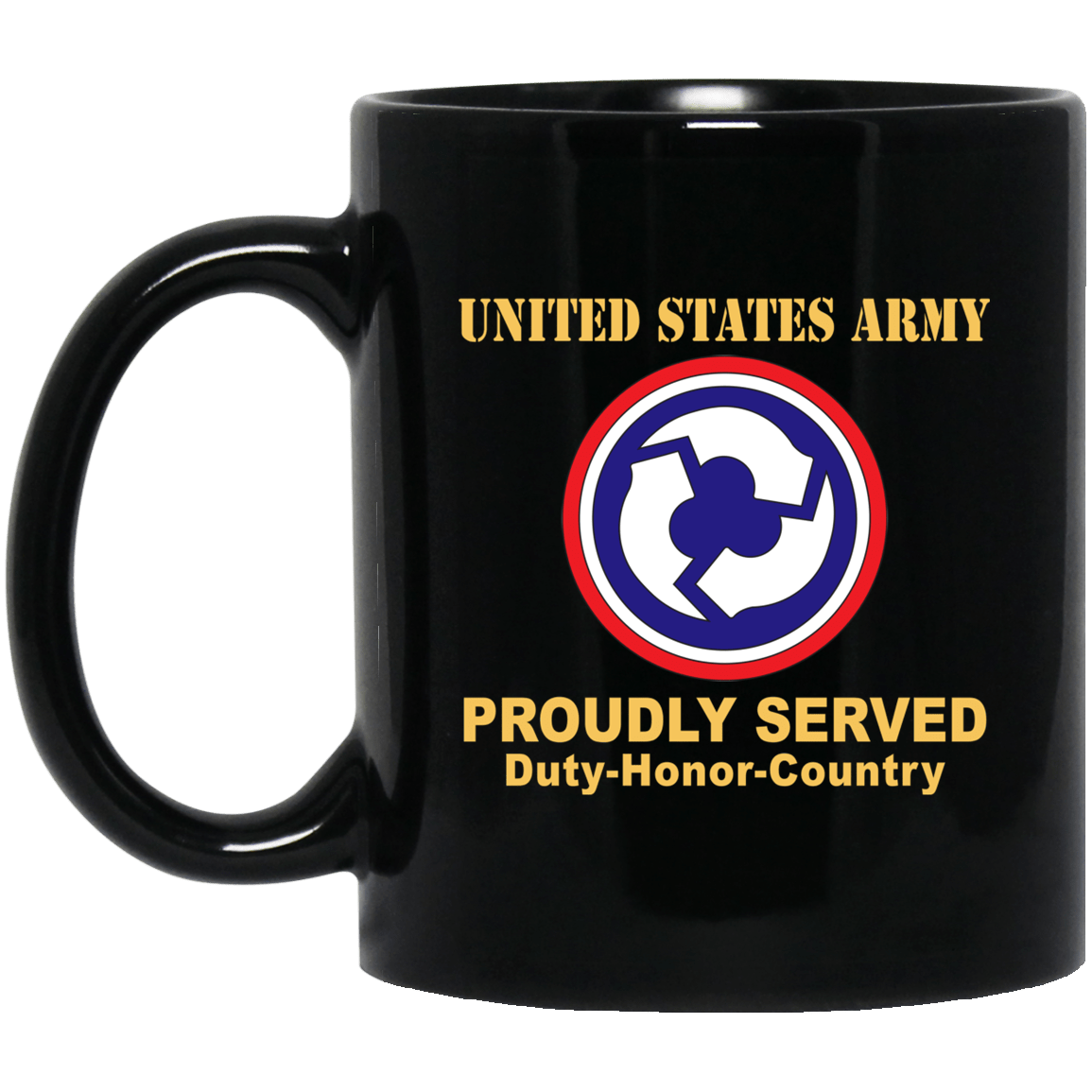 US ARMY 311TH SUSTAINMENT COMMAND- 11 oz - 15 oz Black Mug-Mug-Army-CSIB-Veterans Nation