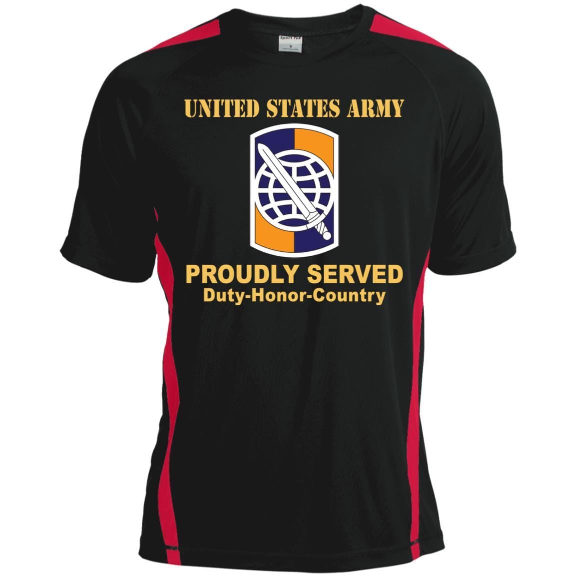 US ARMY 358TH CIVIL AFFAIRS BRIGADE- Proudly Served T-Shirt On Front For Men-TShirt-Army-Veterans Nation