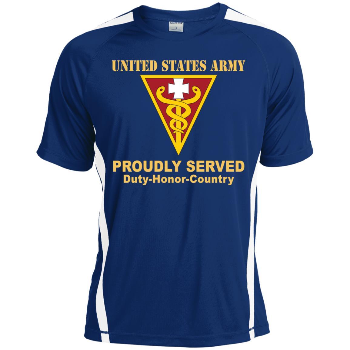 US ARMY 3RD MEDICAL COMMAND- Proudly Served T-Shirt On Front For Men-TShirt-Army-Veterans Nation