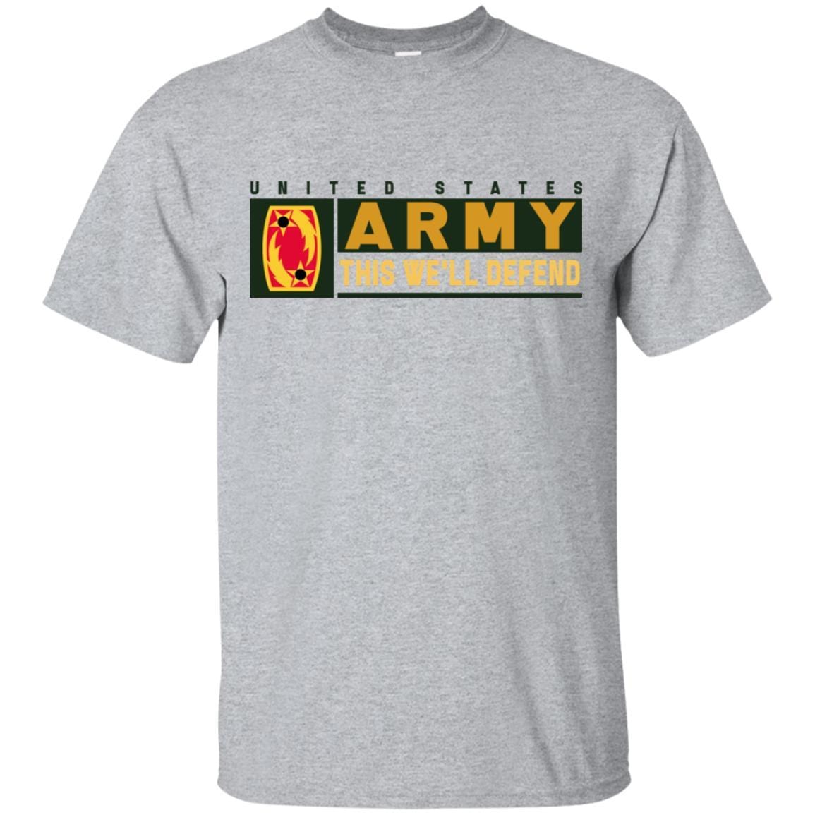 US Army 69TH AIR DEFENSE ARTILLERY- This We'll Defend T-Shirt On Front For Men-TShirt-Army-Veterans Nation