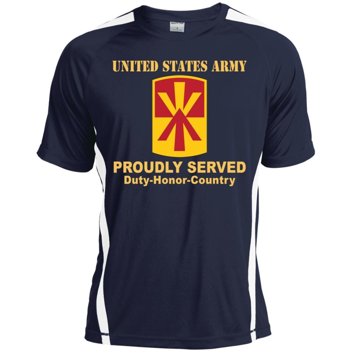 US ARMY 11TH AIR DEFENSE ARTILLERY BRIGADE- Proudly Served T-Shirt On Front For Men-TShirt-Army-Veterans Nation