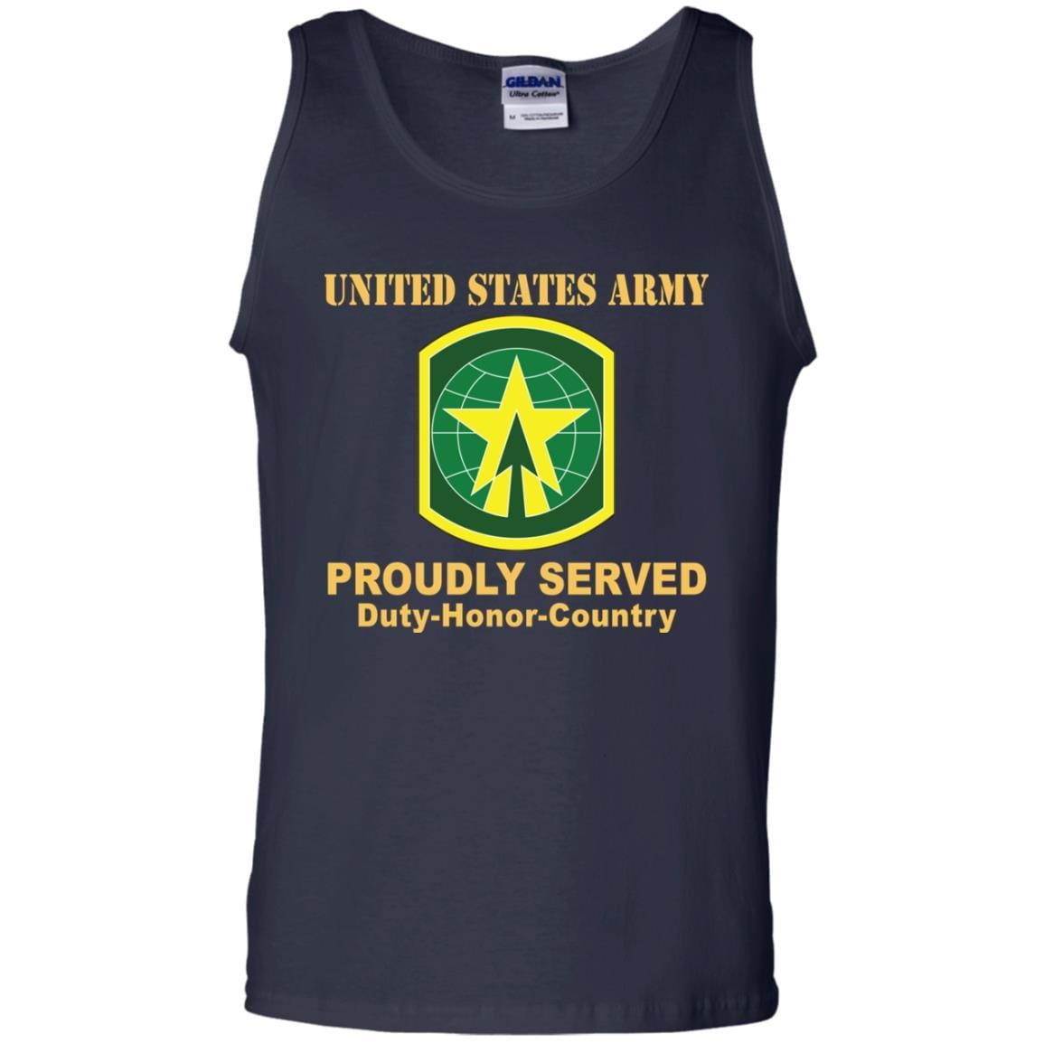 US ARMY 16TH MILITARY POLICE BRIGADE WITH AIRBORNE TAB- Proudly Served T-Shirt On Front For Men-TShirt-Army-Veterans Nation