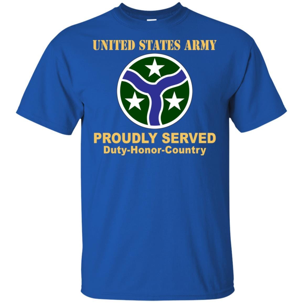 US ARMY 278TH ARMORED CAVALRY REGIMENT- Proudly Served T-Shirt On Front For Men-TShirt-Army-Veterans Nation