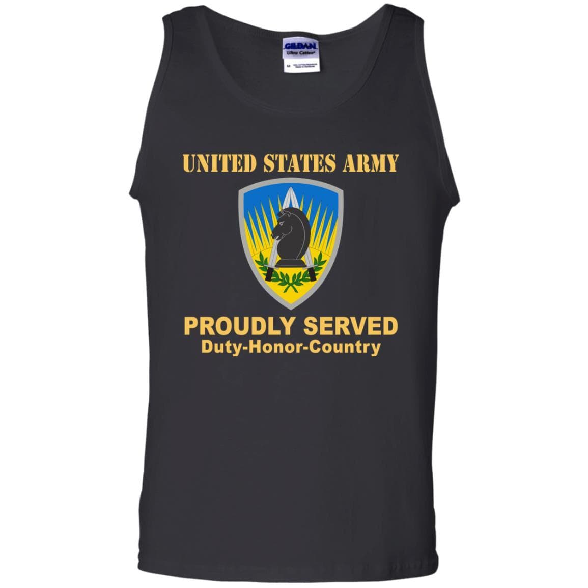 US ARMY 650 MILITARY INTELLIGENCE GROUP- Proudly Served T-Shirt On Front For Men-TShirt-Army-Veterans Nation