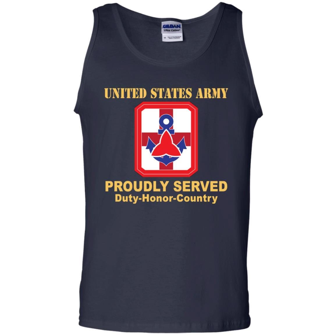 US ARMY 307TH MEDICAL BRIGADE- Proudly Served T-Shirt On Front For Men-TShirt-Army-Veterans Nation