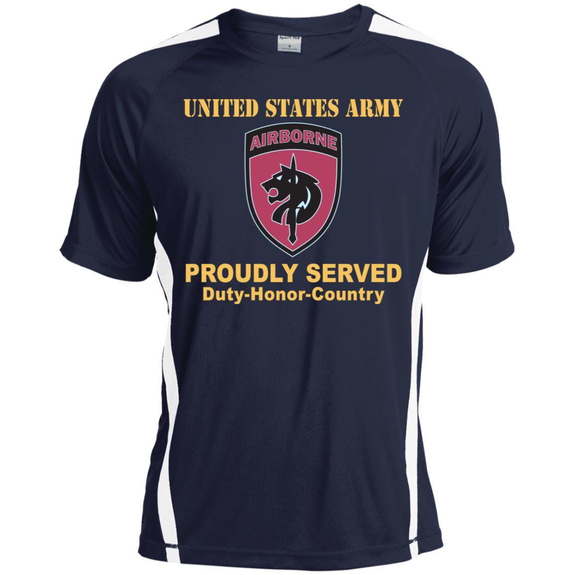 US ARMY SPECIAL OPERATIONS COMMAND AFRICA- Proudly Served T-Shirt On Front For Men-TShirt-Army-Veterans Nation