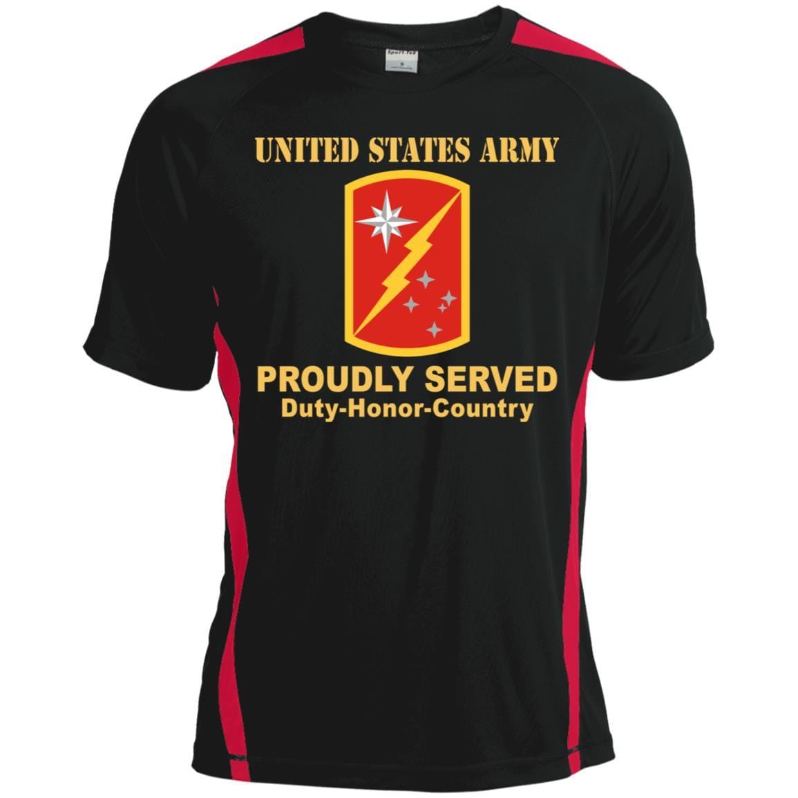 US ARMY 45TH SUSTAINMENT BRIGADE- Proudly Served T-Shirt On Front For Men-TShirt-Army-Veterans Nation