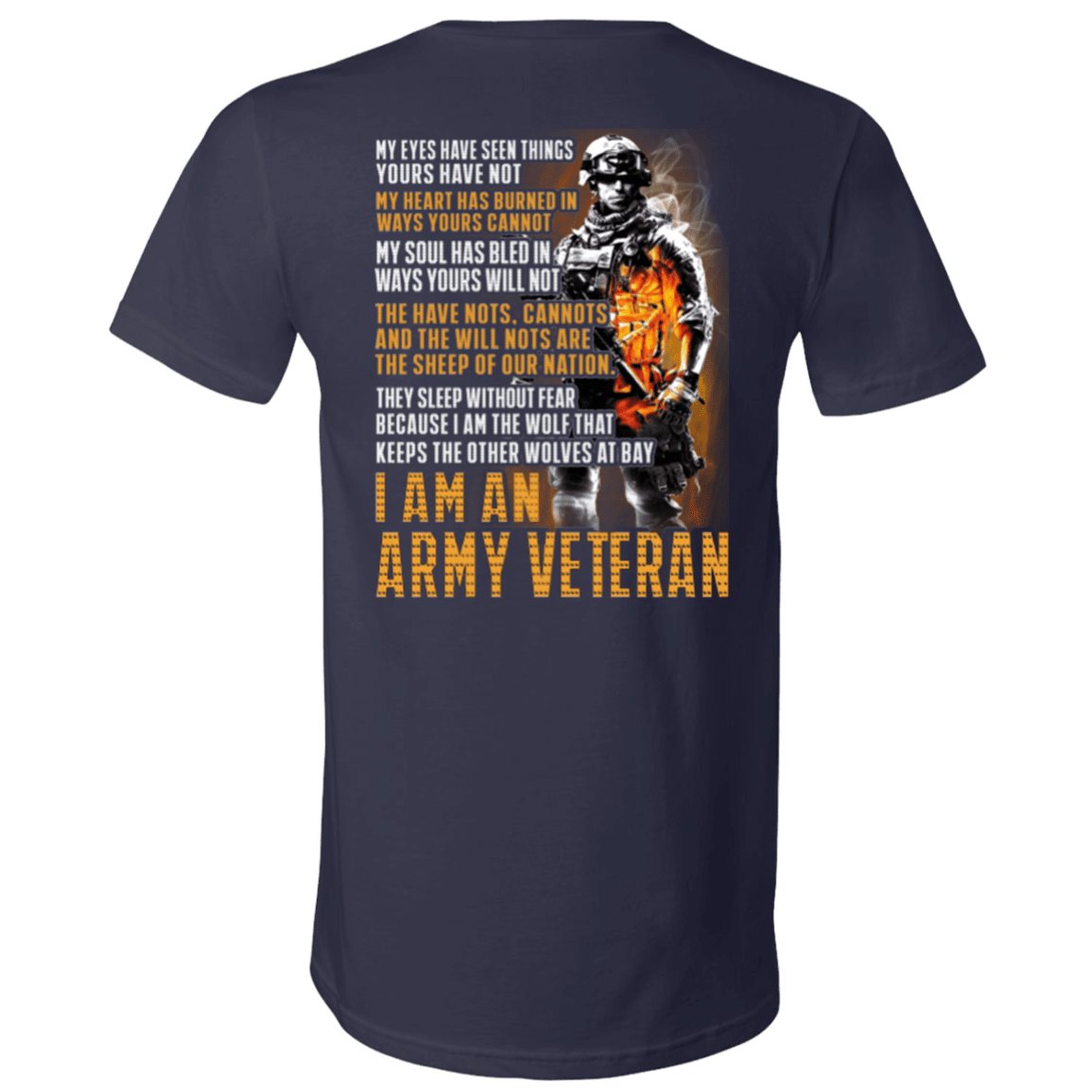 I Am An ARMY Veteran T Shirt-TShirt-Army-Veterans Nation