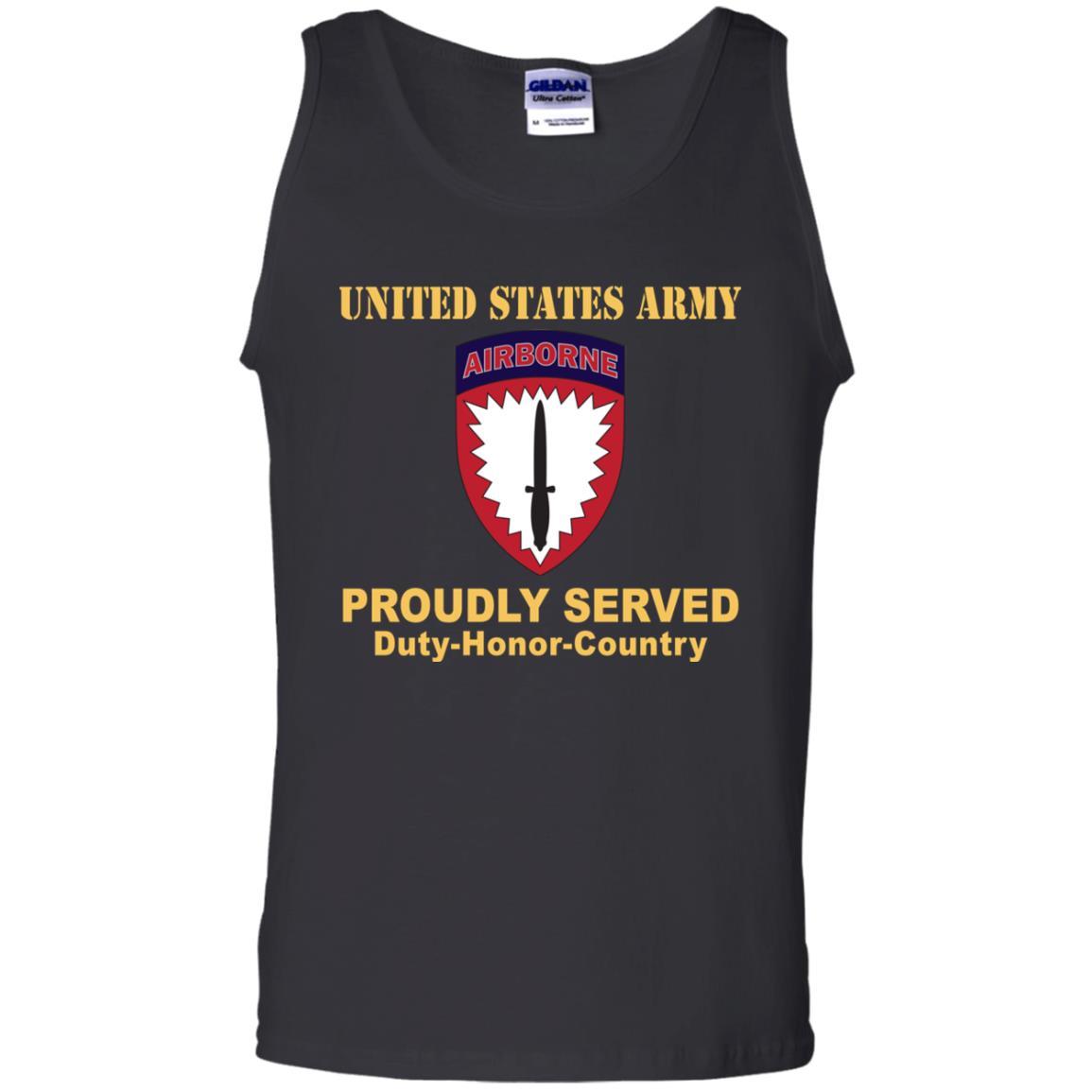 US ARMY SPECIAL OPERATIONS COMMAND EUROPE- Proudly Served T-Shirt On Front For Men-TShirt-Army-Veterans Nation