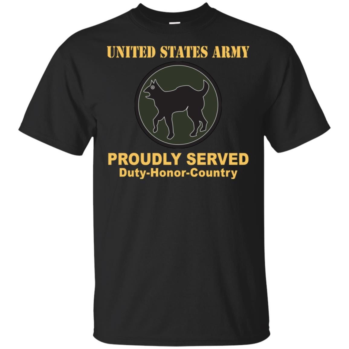 US ARMY 81 REGIONAL SUPPORT COMMAND - Proudly Served T-Shirt On Front For Men-TShirt-Army-Veterans Nation