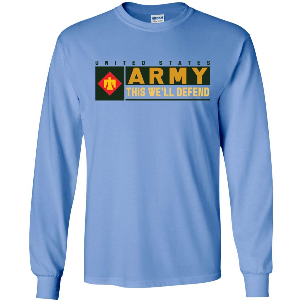 US Army 45TH INFANTRY BRIGADE COMBAT TEAM- This We'll Defend T-Shirt On Front For Men-TShirt-Army-Veterans Nation