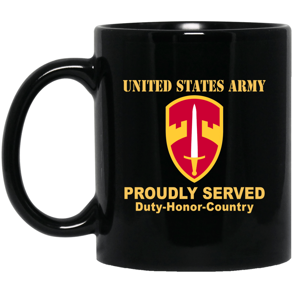 US ARMY CSIB U.S. ARMY VIETNAM- 11 oz - 15 oz Black Mug-Mug-Army-CSIB-Veterans Nation