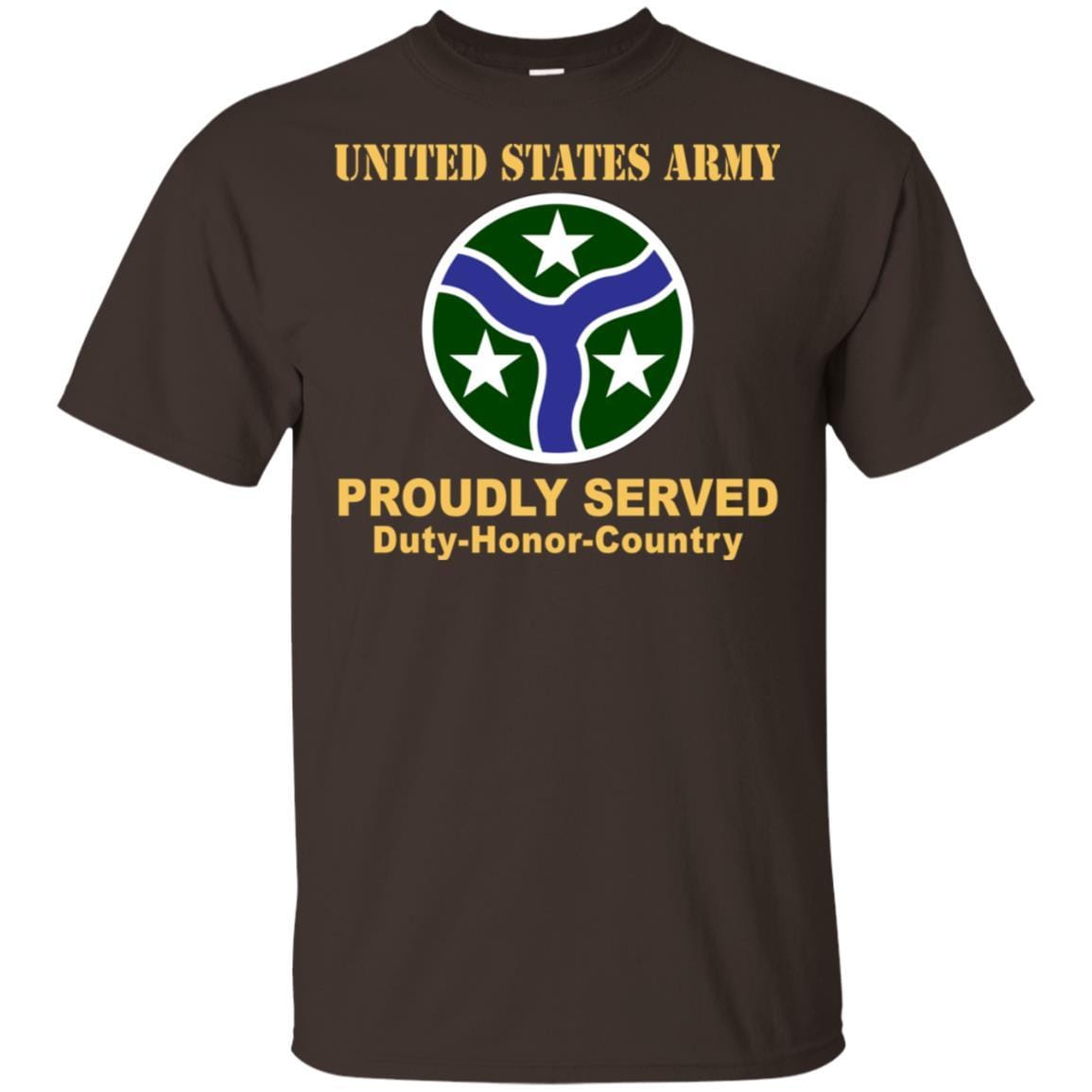 US ARMY 278TH ARMORED CAVALRY REGIMENT- Proudly Served T-Shirt On Front For Men-TShirt-Army-Veterans Nation