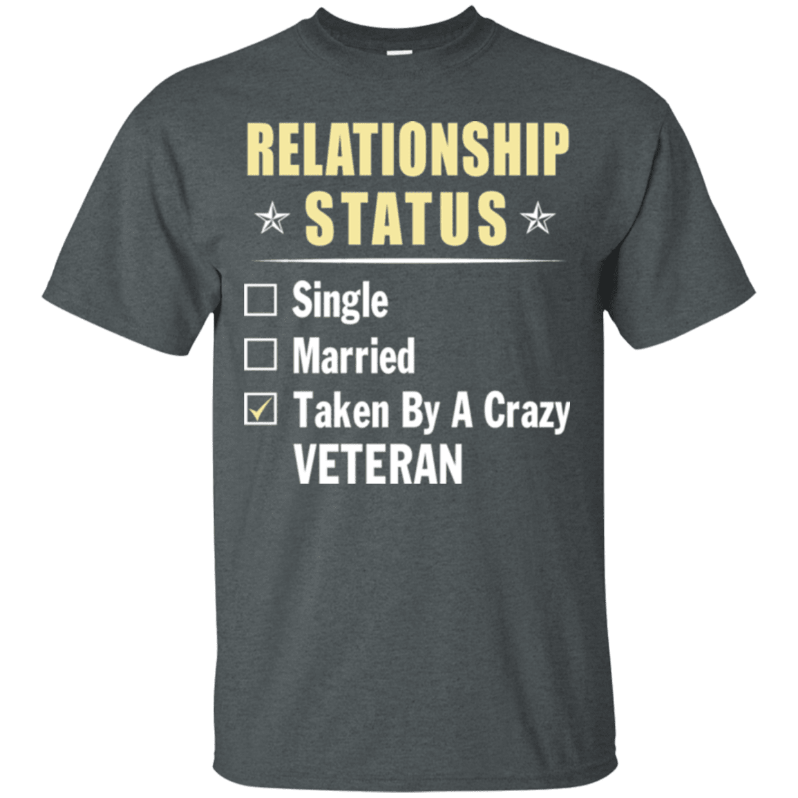 Military T-Shirt "Veteran Status"-TShirt-General-Veterans Nation