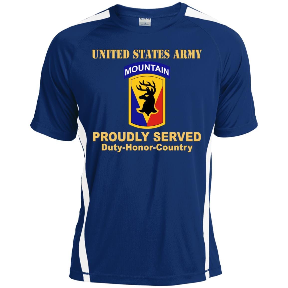 US ARMY 86TH INFANTRY BRIGADE COMBAT TEAM - Proudly Served T-Shirt On Front For Men-TShirt-Army-Veterans Nation