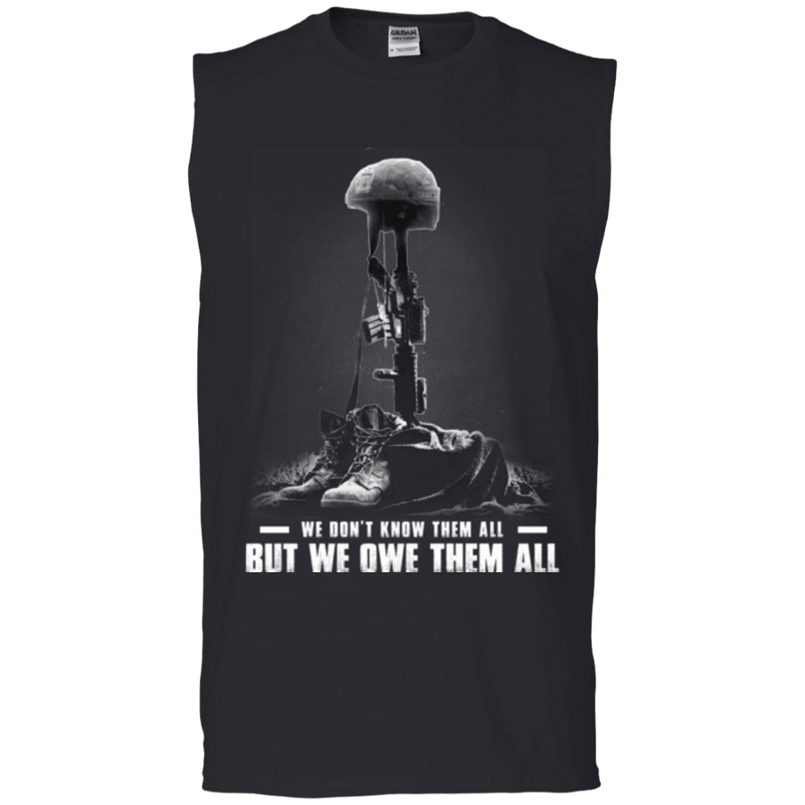 Military T-Shirt "We Owe Them All"-TShirt-General-Veterans Nation