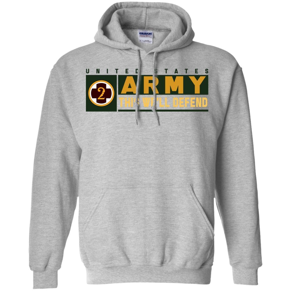 US Army 2ND MEDICAL BRIGADE- This We'll Defend T-Shirt On Front For Men-TShirt-Army-Veterans Nation