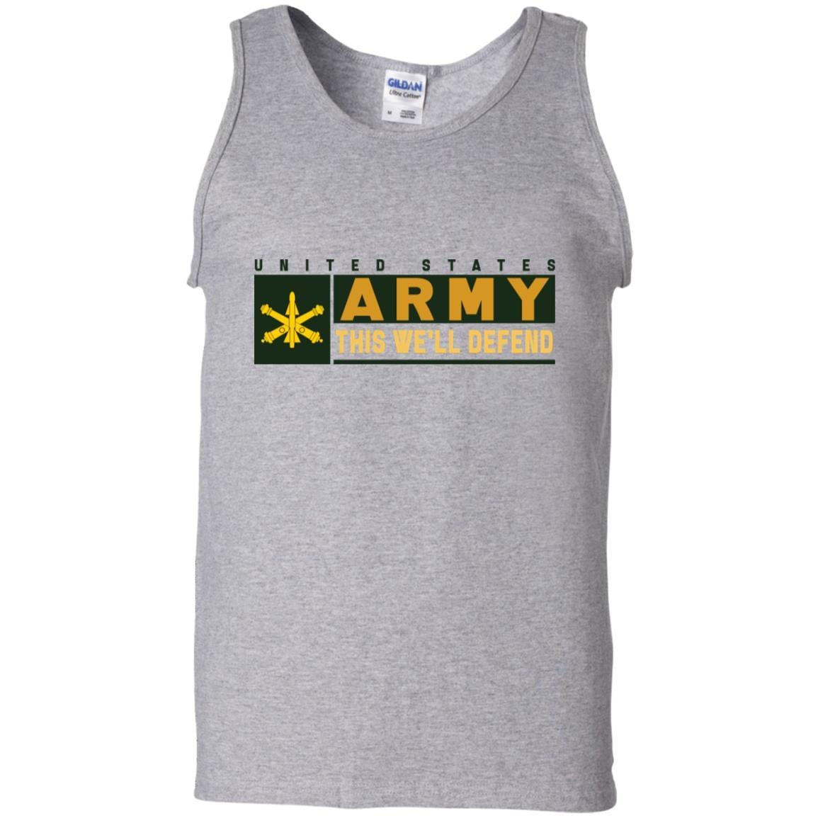 US Army Air Defense Artillery- This We'll Defend T-Shirt On Front For Men-TShirt-Army-Veterans Nation